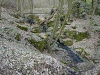 Vodopády na Moravanském potoce.