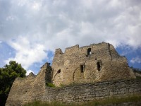 část hradu