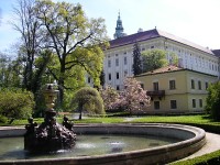 Kroměříž-Podzámecká zahrada na jaře