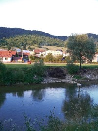 Zborov nad Bystricou - Řeka Bystrica a lokalita Staviska