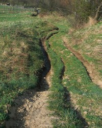 Zborov nad Bystricou - Úvozová cesta z Jaseňa