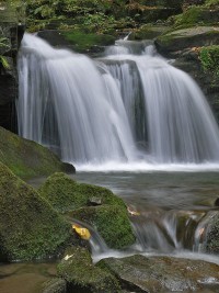 Satinská rokle - nejfotografovanější vodopád