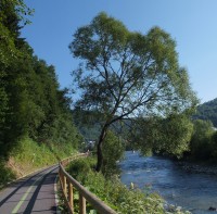 Zborov nad Bystricou, cyklotrasa