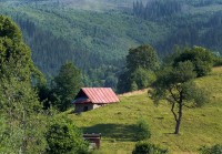Nová Bystrica, pohled z cyklotrasy