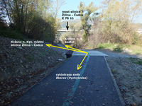 Krásno n. Kys., nedaleko kamenného mostu. 