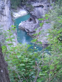 Lechfall - vodopády na řece Lech nedaleko Füssenu