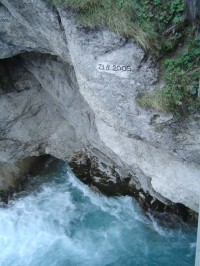 Lechfall - vodopády na řece Lech nedaleko Füssenu