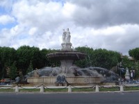 Aix-en-Provence - fontána La Rotonde
