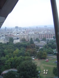 Obří kolo - výhled na Vídeň
