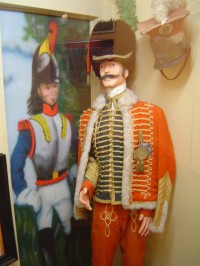 Památník bitvy u Waterloo - dobová uniforma