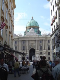 Hofburg - Michalské náměstí (Michaelerplatz)