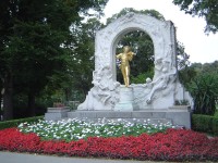 Stadtpark - Památník Johanna Strausse
