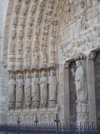 Katedrála Notre-Dame (výzdoba vchodu)