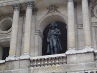 Invalidovna - socha Napoleona Bonaparte