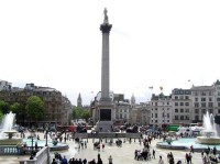 Trafalgar Square s Nelsonovým sloupem