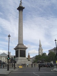 Trafalgar Square - Nelsonův sloup