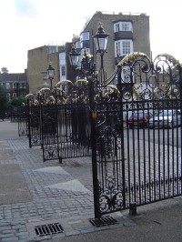 Greenwich - vchod do parku