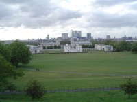 Greenwich - pohled na Londýn