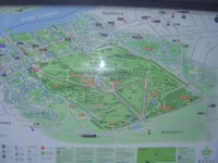Greenwich - plánek parku