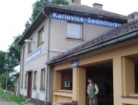 Karlovice-Sedmihorky - železniční stanice