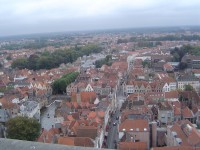 Bruggy - pohled z věže Belfort