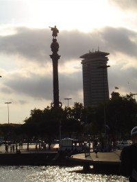 Barcelona - socha Kryštofa Kolumba