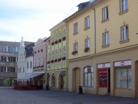 Bruntál-náměstí se starou poštou-Foto:Ulrych Mir.
