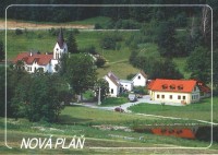 Nová Pláň-rekreační obec u břehu přehrady Slezská Harta-Pohlednice