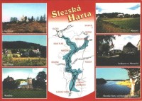 Slezská Harta-plánek a okolí-Pohlednice