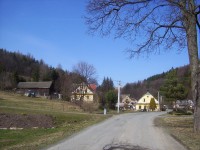 Trhavice-střed obce-Foto:Ulrych Mir.