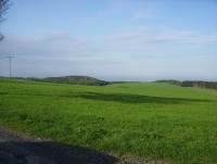 Vrch Jedová(633 m) od silnice z Jívové do Hraničných Petrovic-Foto:Ulrych Mir.