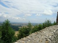 Starý Jičín-hrad-pohled z hradu na Moravskou bránu