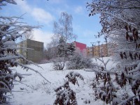 Mariánské Údolí-sídliště v zimě-Foto:Ulrych Mir.