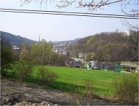 Hlubočky-ves a Mariánské Údolí ze Ski areálu-Foto:Ulrych Mir.