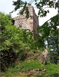 Kumburk-hrad-věž od jihu-Foto:Ulrych Mir.
