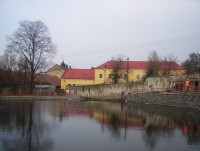 Droždín-Horní a Dolní dvůr s rybníkem-Foto:Ulrych Mir.