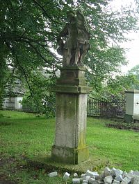 Frýdek-Místek-zámecký park-socha sv. Floriána z 18. stol.