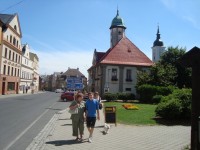 Javorník-náměstí Svobody s radnicí-Foto:Ulrych Mir.