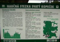 Naučná stezka Svatý Kopeček-informační tabule-Foto:Ulrych Mir.