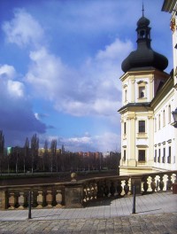 Olomouc-Klášterní Hradisko-pohled od kláštera na Lazce-Foto:Ulrych Mir.
