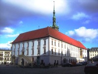 Olomouc-Horní náměstí-radnice od Pavelčákovi ulice-Foto:Ulrych Mir.