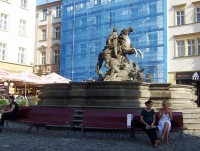 Olomouc-Horní náměstí-Césarova kašna-Foto:Ulrych Mir.