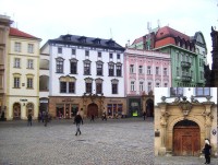 Olomouc-Horní náměstí-Petrášův palác a Švédská ulička-Foto:Ulrych Mir.