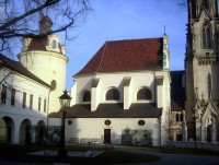 Olomouc-kaple sv.Barbory a kaple sv.Anny z nádvoří Přemyslovského paláce-Foto:Ulrych Mir.