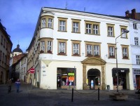Olomouc-Dolní náměstí-bývalý palác Jiřího Zikmunda ze Zástřizl a Panská ulička-Foto:Ulrych Mir.