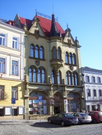 Šternberk-měšťanský dům na náměstí-Foto:Ulrych Mir.