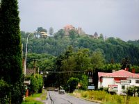 Potštát-hrad ze silnice od Vamberka-Foto-Ulrych Mir.