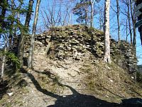 Puchart-dolní hrad z příkopu