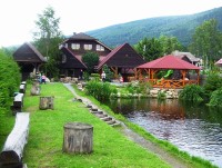 Mnichov-Rybářská bašta-restaurace s rybníčkem-Foto:Ulrych Mir.