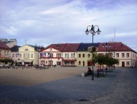 Bruntál-náměstí Míru s radnicí-Foto:Ulrych Mir.